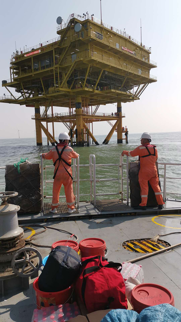 虹潤不怕遠征難，直掛云帆濟滄海-虹潤儀表為海上風電運行保駕護航